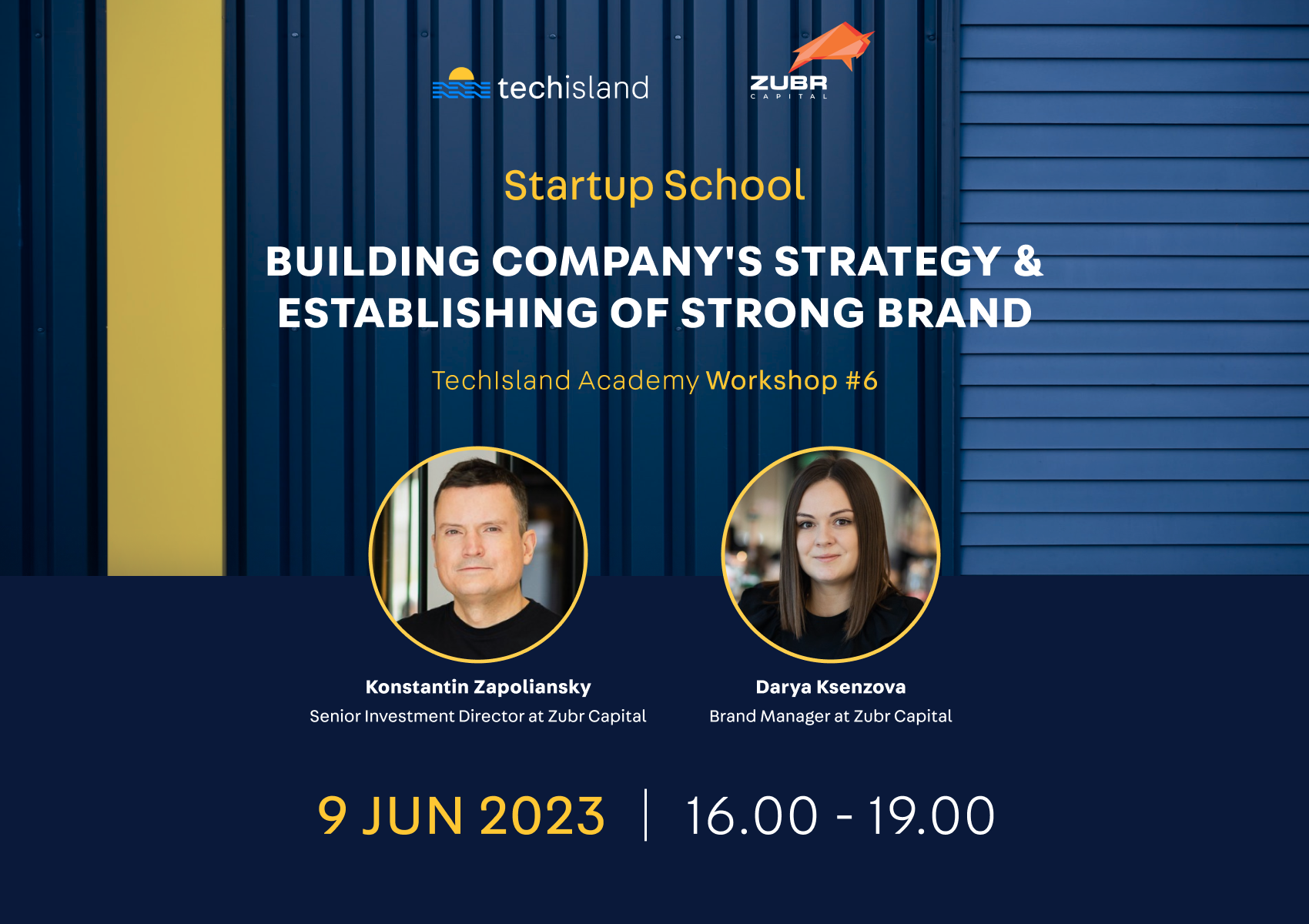 TechIsland Presents "Startup School": A Groundbreaking Workshop Series for Cyprus Startups, Powered by Zubr Capital